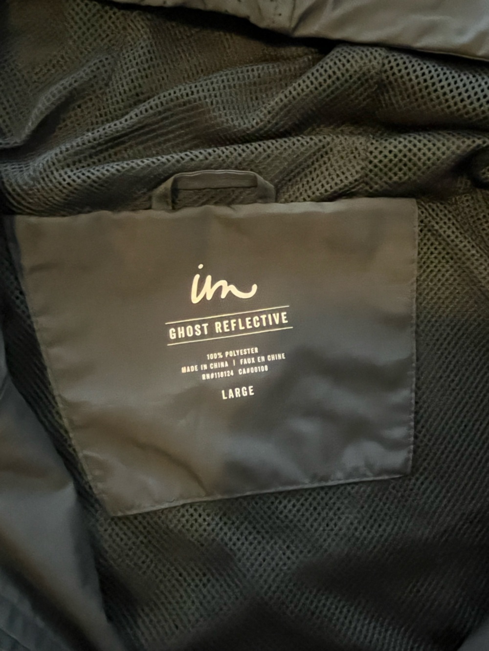Imperial Motion Men's Black Full-Zip Windbreaker - Picture 3 of 5